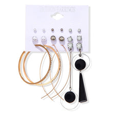 Load image into Gallery viewer, Women's Earrings Set Tassel Pearl Earrings For Women Bohemian Fashion Jewelry 2020 Geometric kolczyki Hoop Earings
