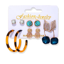 Load image into Gallery viewer, Women's Earrings Set Tassel Pearl Earrings For Women Bohemian Fashion Jewelry 2020 Geometric kolczyki Hoop Earings