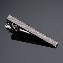 Load image into Gallery viewer, DY New and high quality laser engraving tie clip fashion style gold silver and black men's business tie pin Free Delivery