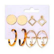 Load image into Gallery viewer, Women's Earrings Set Tassel Pearl Earrings For Women Bohemian Fashion Jewelry 2020 Geometric kolczyki Hoop Earings
