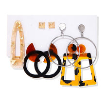 Load image into Gallery viewer, Women's Earrings Set Tassel Pearl Earrings For Women Bohemian Fashion Jewelry 2020 Geometric kolczyki Hoop Earings
