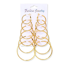 Load image into Gallery viewer, Women's Earrings Set Tassel Pearl Earrings For Women Bohemian Fashion Jewelry 2020 Geometric kolczyki Hoop Earings
