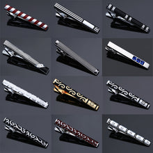 Load image into Gallery viewer, DY new high-quality enamel men's wedding tie clip high-end brand luxury design exquisite pattern crystal tie clip Free Delivery
