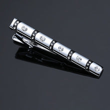 Load image into Gallery viewer, DY new high-quality enamel men's wedding tie clip high-end brand luxury design exquisite pattern crystal tie clip Free Delivery
