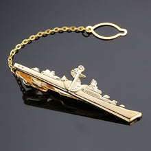 Load image into Gallery viewer, DY New and high quality laser engraving tie clip  fashion style  gold  silver and black men's business tie pin Free Delivery
